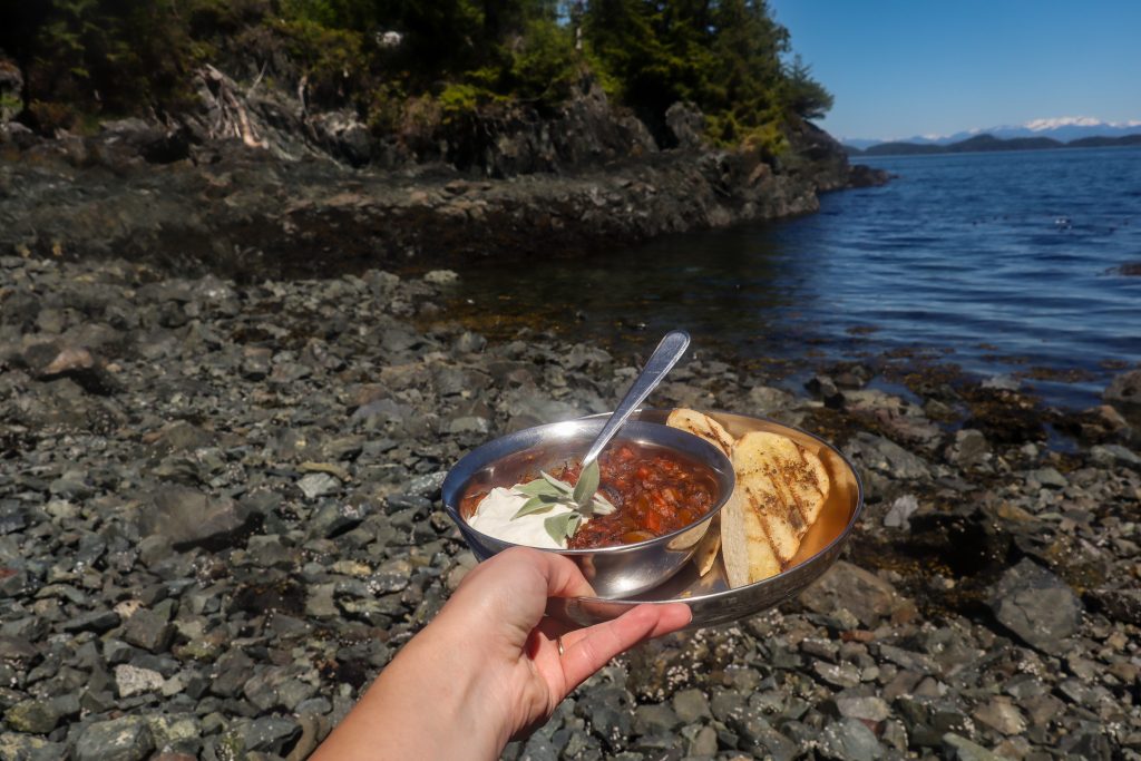 north island kayak meals